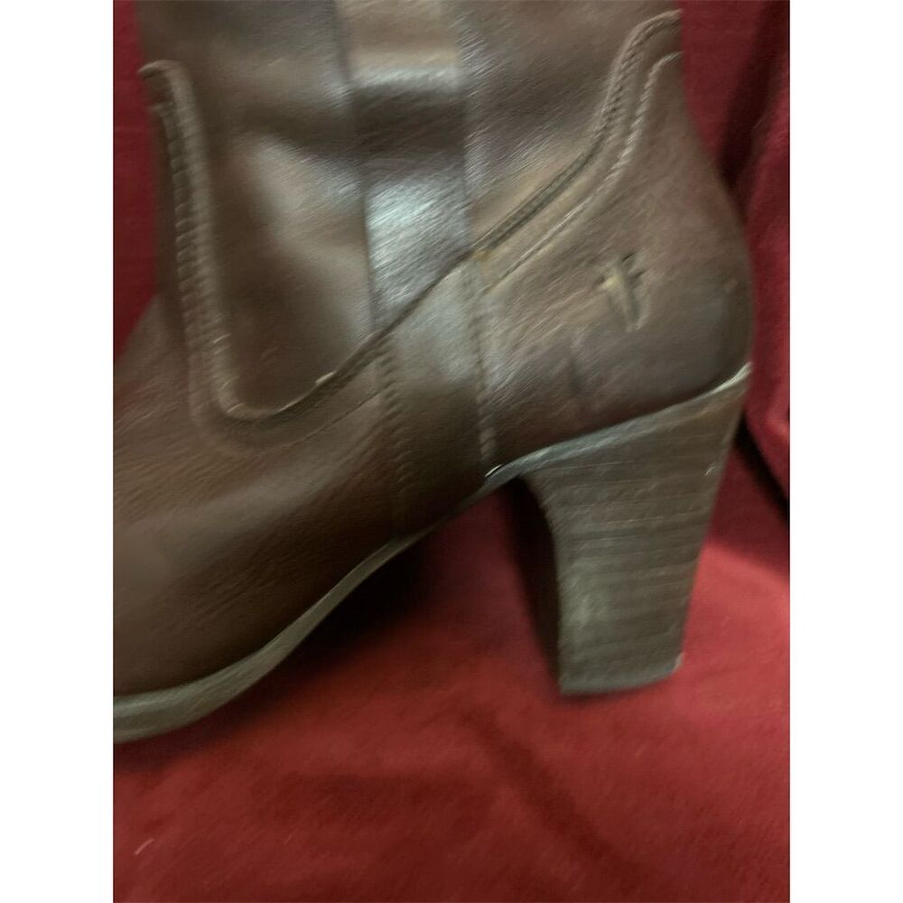 Frye Women's Brown Fiona Leather Riding Boots Size 8.5 Knee High - Picture 10 of 10